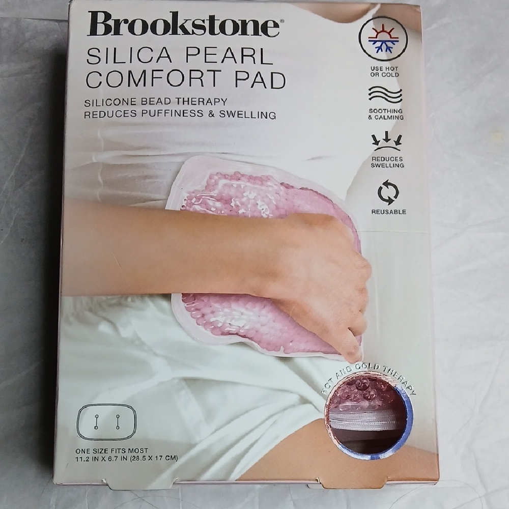 Brookstone Pink Silica Pearl Comfort Pad